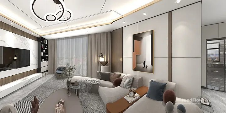 WPC Wall Panel Apartment Design in Hangzhou | Contemporary Interior in Hangzhou, China - photo 8