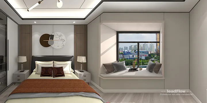 WPC Wall Panel Apartment Design in Hangzhou | Warm Interior in Shangcheng District, Hangzhou, China - photo 1