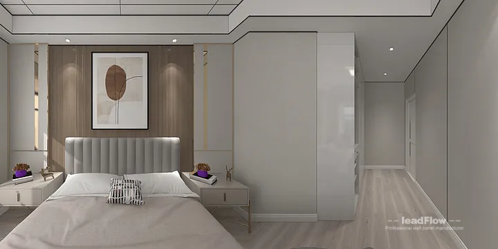 WPC Wall Panel Apartment Design in Hangzhou | Warm Interior in Shangcheng District, Hangzhou, China - photo 3