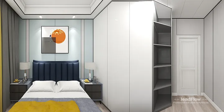 WPC Wall Panel Apartment Design in Hangzhou | Warm Interior in Shangcheng District, Hangzhou, China - photo 6