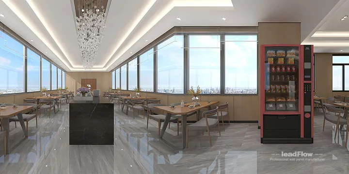 WPC Wall Panel Commercial Space Inspiration in Hangzhou &mdash; Contemporary Design in Hangzhou, China