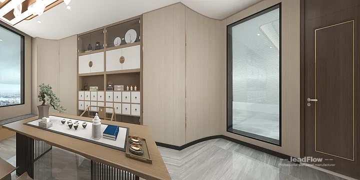 WPC Wall Panel Commercial Space Inspiration in Hangzhou &mdash; Contemporary Design in Hangzhou, China - photo 7