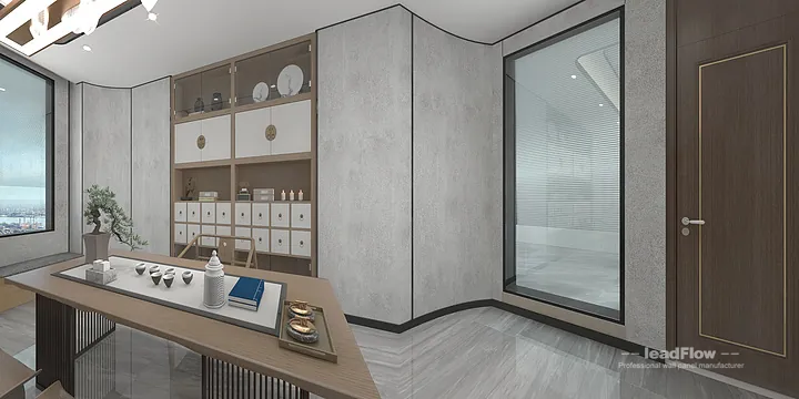 WPC Wall Panel Commercial Space Inspiration in Hangzhou &mdash; Contemporary Design in Hangzhou, China - photo 8