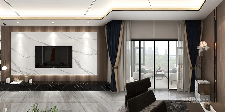Premium WPC Interior Panel for Hangzhou Apartment &mdash; Contemporary Finish in Shangcheng District, Hangzhou, China