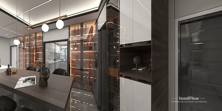 Premium WPC Interior Panel for Hangzhou Apartment &mdash; Contemporary Finish in Shangcheng District, Hangzhou, China - photo 11