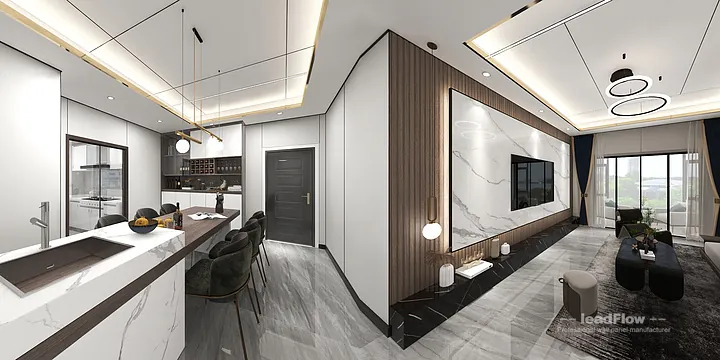 Premium WPC Interior Panel for Hangzhou Apartment &mdash; Contemporary Finish in Shangcheng District, Hangzhou, China - photo 3