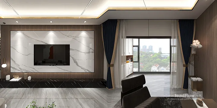 Premium WPC Interior Panel for Hangzhou Apartment &mdash; Contemporary Finish in Shangcheng District, Hangzhou, China - photo 6