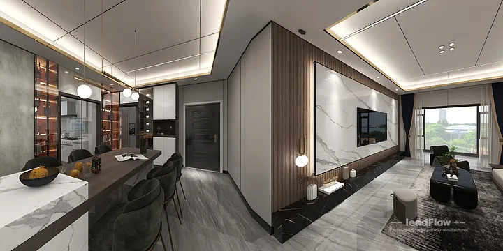 Premium WPC Interior Panel for Hangzhou Apartment &mdash; Contemporary Finish in Shangcheng District, Hangzhou, China - photo 7