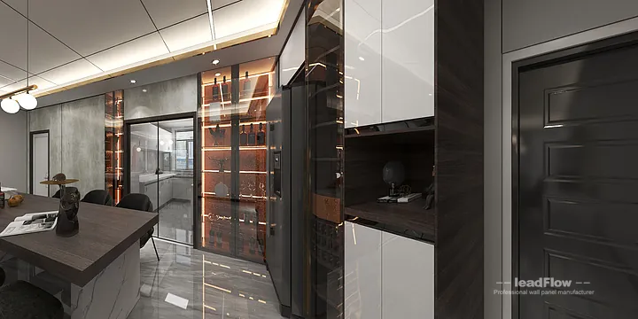 Premium WPC Interior Panel for Hangzhou Apartment &mdash; Contemporary Finish in Shangcheng District, Hangzhou, China - photo 8