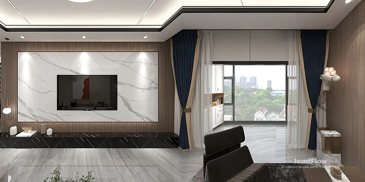 Premium WPC Interior Panel for Hangzhou Apartment &mdash; Contemporary Finish in Shangcheng District, Hangzhou, China - photo 9