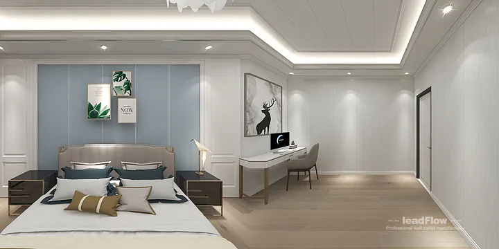 Modern WPC Wall Panel Project: Hangzhou Apartment Interior in Hangzhou, China - photo 3