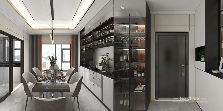 WPC Interior Panel Design Case: Liu's Hangzhou Apartment in Hangzhou, China - photo 16