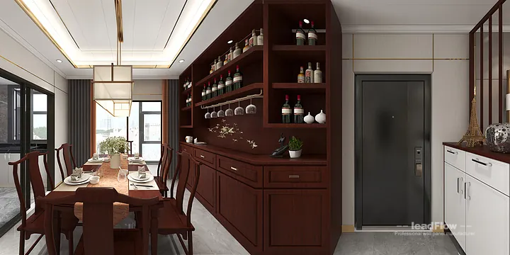 WPC Interior Panel Design Case: Liu's Hangzhou Apartment in Hangzhou, China - photo 22