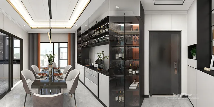 WPC Interior Panel Design Case: Liu's Hangzhou Apartment in Hangzhou, China - photo 7