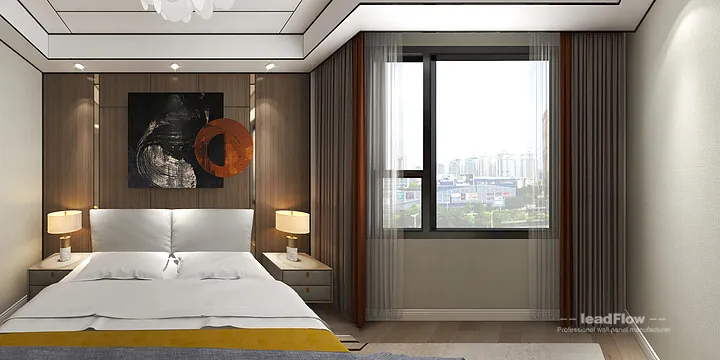 Modern WPC Interior Panel Project: Hangzhou Apartment Interior in Hangzhou, China - photo 4