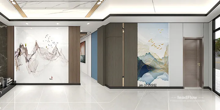 Contemporary WPC Interior Panel in Hangzhou Commercial Space &mdash; Showroom 2 in Hangzhou, China - photo 7