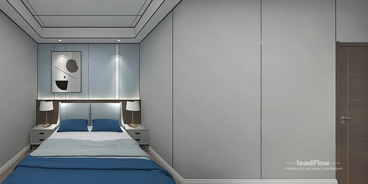WPC Cladding Design for Hangzhou Apartment &mdash; Master Bedroom Focus in Hangzhou, China - photo 1