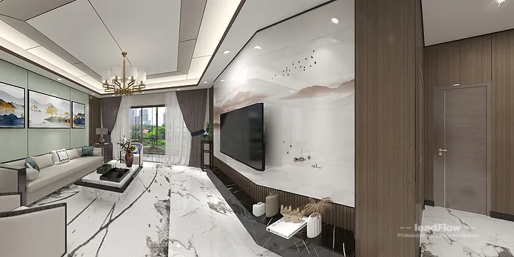 WPC Cladding Design for Hangzhou Apartment &mdash; Master Bedroom Focus in Hangzhou, China - photo 4