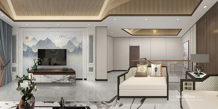 WPC Cladding Design for Hangzhou Apartment &mdash; Master Bedroom Focus in Hangzhou, China - photo 6