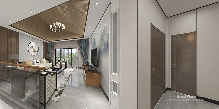 WPC Cladding Design for Hangzhou Apartment &mdash; Master Bedroom Focus in Hangzhou, China - photo 7