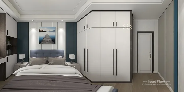 Hangzhou Apartment with WPC Interior Panel &mdash; Living-Dining Room Feature in Hangzhou, China - photo 10