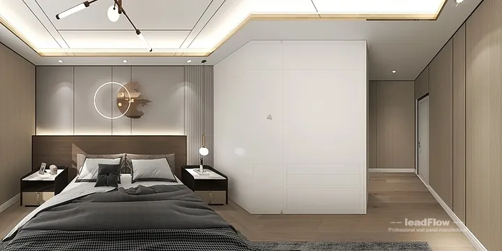 WPC Cladding Project: Hangzhou Apartment with Bedroom 2 in Hangzhou, China - photo 1
