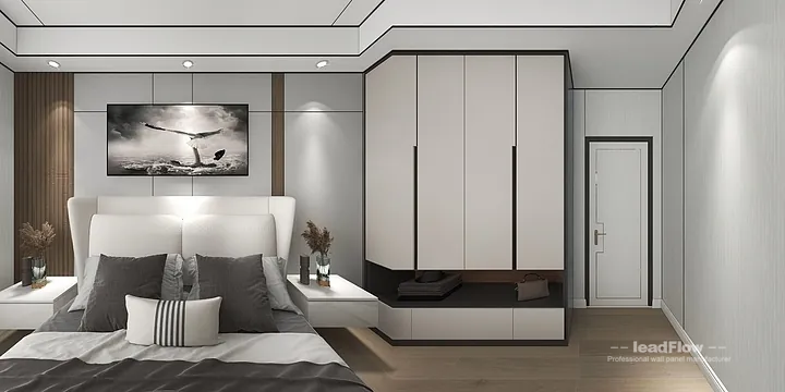 WPC Cladding Project: Hangzhou Apartment with Bedroom 2 in Hangzhou, China - photo 6