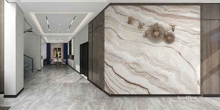 Warm WPC Wall Panel Project: Nanchang Villa Interior in Donghu District, Nanchang, China