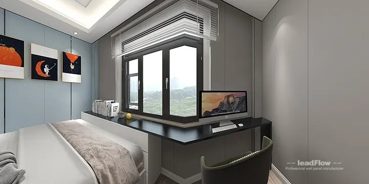 Warm WPC Wall Panel Project: Nanchang Villa Interior in Donghu District, Nanchang, China - photo 10