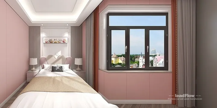 Warm WPC Wall Panel Project: Nanchang Villa Interior in Donghu District, Nanchang, China - photo 11