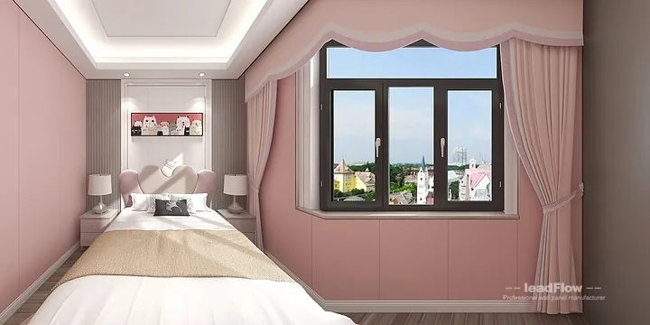 Warm WPC Wall Panel Project: Nanchang Villa Interior in Donghu District, Nanchang, China - photo 12