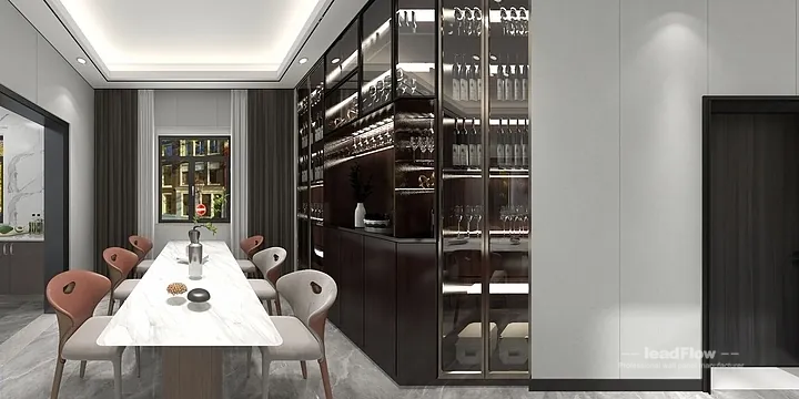 Warm WPC Wall Panel Project: Nanchang Villa Interior in Donghu District, Nanchang, China - photo 14