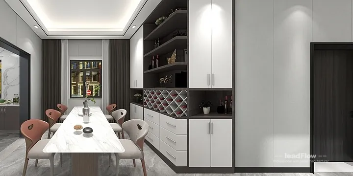 Warm WPC Wall Panel Project: Nanchang Villa Interior in Donghu District, Nanchang, China - photo 19