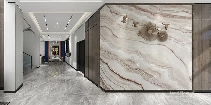 Warm WPC Wall Panel Project: Nanchang Villa Interior in Donghu District, Nanchang, China - photo 25