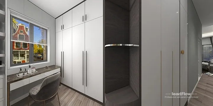 Warm WPC Wall Panel Project: Nanchang Villa Interior in Donghu District, Nanchang, China - photo 3