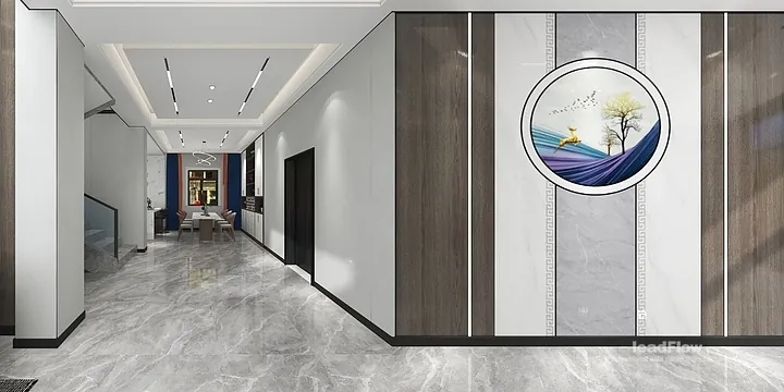 Warm WPC Wall Panel Project: Nanchang Villa Interior in Donghu District, Nanchang, China - photo 30