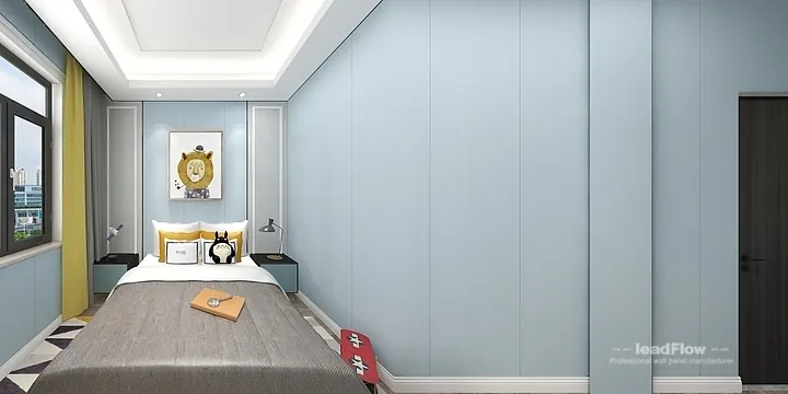 Warm WPC Wall Panel Project: Nanchang Villa Interior in Donghu District, Nanchang, China - photo 33