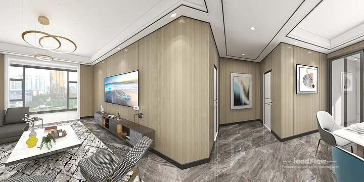WPC Cladding Solution: Hangzhou Apartment Project in Hangzhou, China - photo 2
