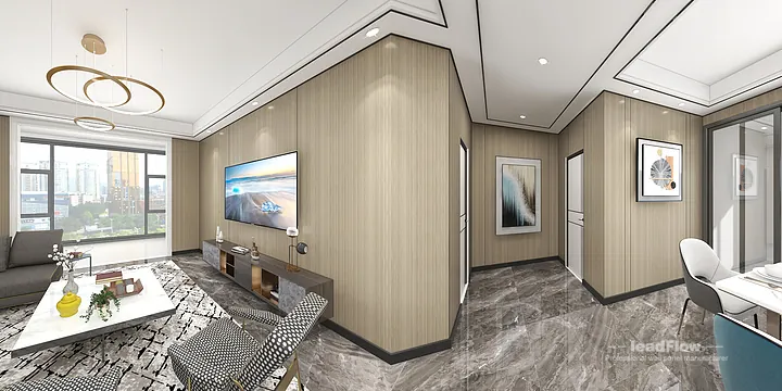 WPC Cladding Solution: Hangzhou Apartment Project in Hangzhou, China - photo 3