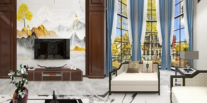 Hangzhou Apartment Makeover with WPC Wall Panel | Contemporary Wood Grain in Hangzhou, China