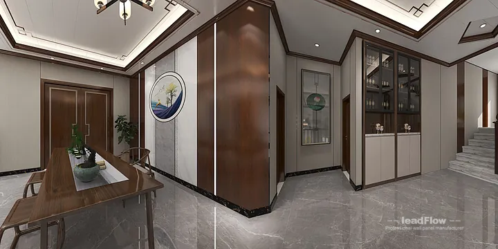 Hangzhou Apartment Makeover with WPC Wall Panel | Contemporary Wood Grain in Hangzhou, China - photo 18