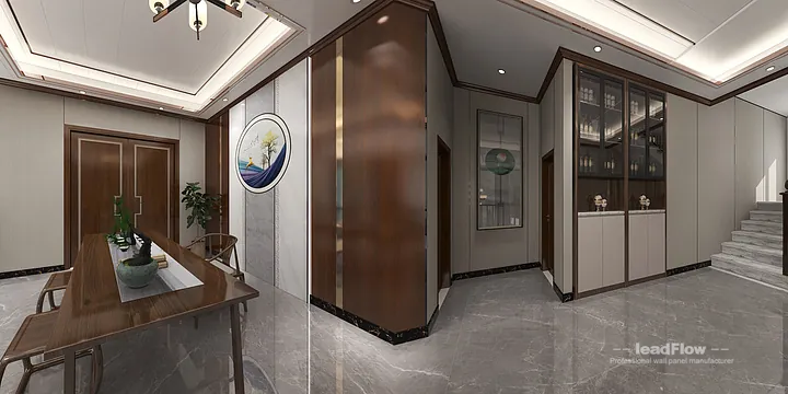 Hangzhou Apartment Makeover with WPC Wall Panel | Contemporary Wood Grain in Hangzhou, China - photo 23