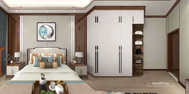 Hangzhou Apartment Makeover with WPC Wall Panel | Contemporary Wood Grain in Hangzhou, China - photo 26