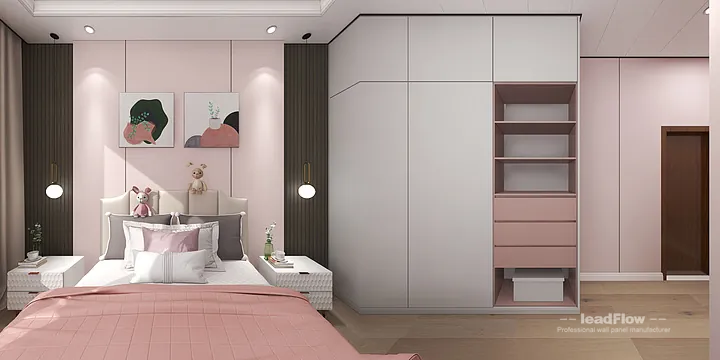 Hangzhou Apartment Makeover with WPC Wall Panel | Contemporary Wood Grain in Hangzhou, China - photo 9