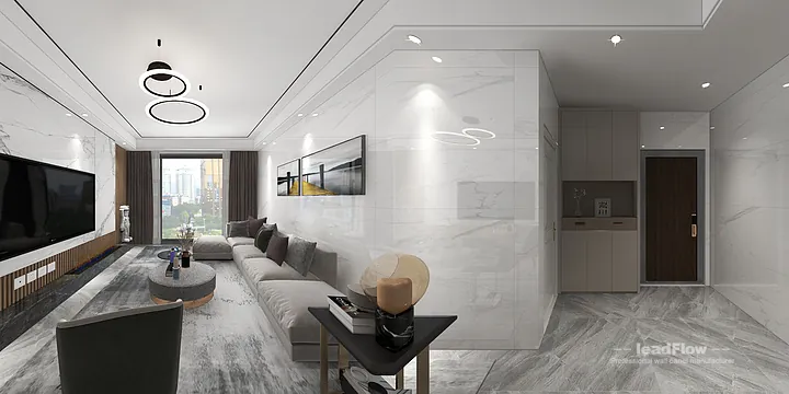 Explore WPC Interior Panel in This Hangzhou Apartment &mdash; Stylish Style in Hangzhou, China - photo 4