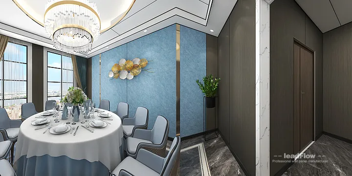 WPC Wall Panel Transformation: Hangzhou Office with Dining Room Walls in Hangzhou, China - photo 4