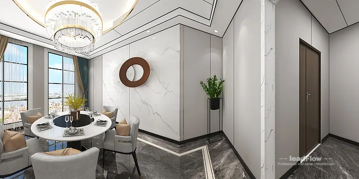 WPC Wall Panel Transformation: Hangzhou Office with Dining Room Walls in Hangzhou, China - photo 5