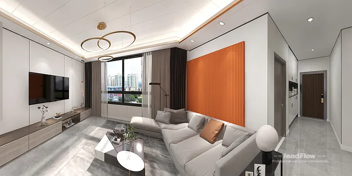 Hangzhou Apartment Interior with WPC Interior Panel &mdash; Master Bedroom Accent in Hangzhou, China