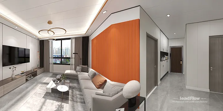 Hangzhou Apartment Interior with WPC Interior Panel &mdash; Master Bedroom Accent in Hangzhou, China - photo 6