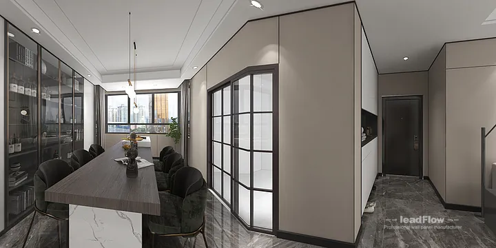WPC Wall Panel Apartment Design in Hangzhou | Modern Interior in Hangzhou, China - photo 4
